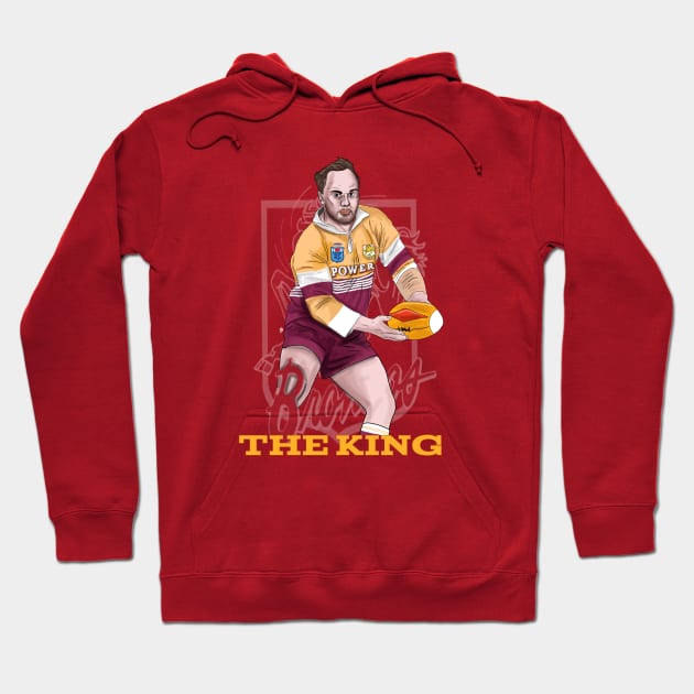 THE KING Hoodie by SpassaDazza